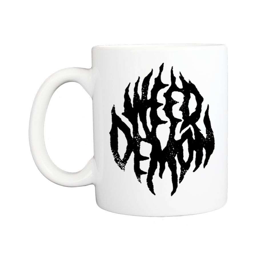 Weed Demon - Tower of Smoke Logo Mug - White