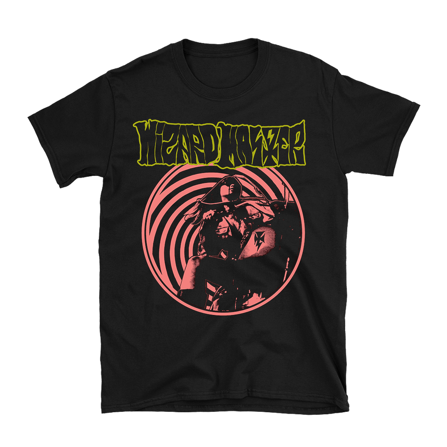 Wizard Master - Biker Girl Colour T-Shirt - Black