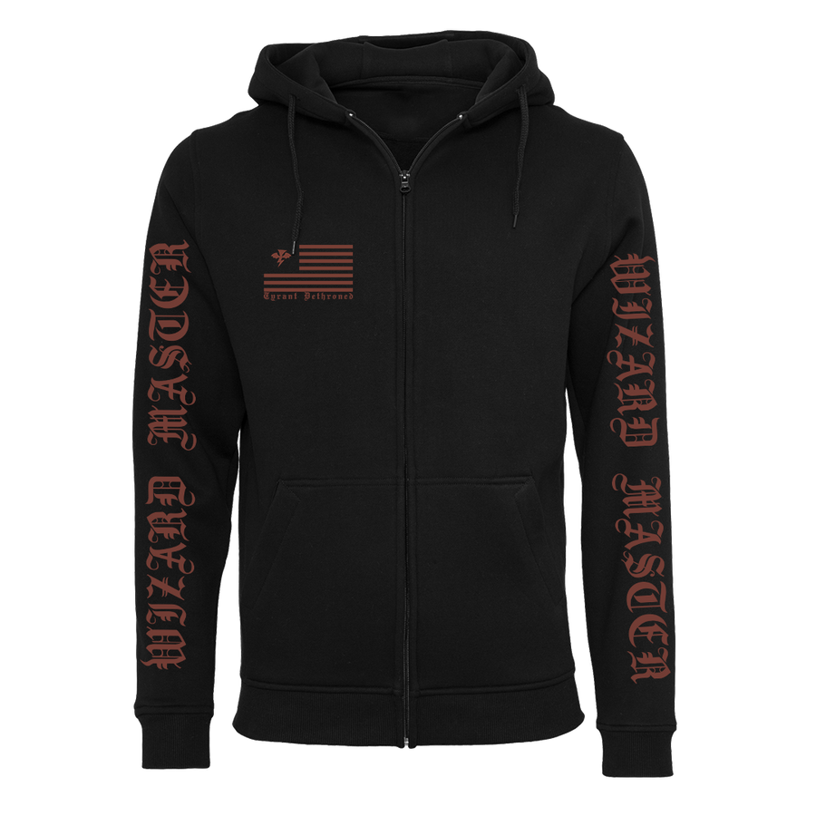 Wizard Master Tyrant Dethroned Zip Hoodie Black - Main Image
