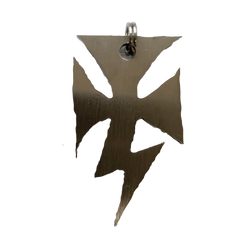 Wizard Master - Thundercross Logo Metal Keyring