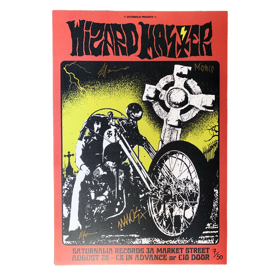 Wizard Master - Live at Saturnalia Records 2026 Art Print - Unframed (SIGNED)