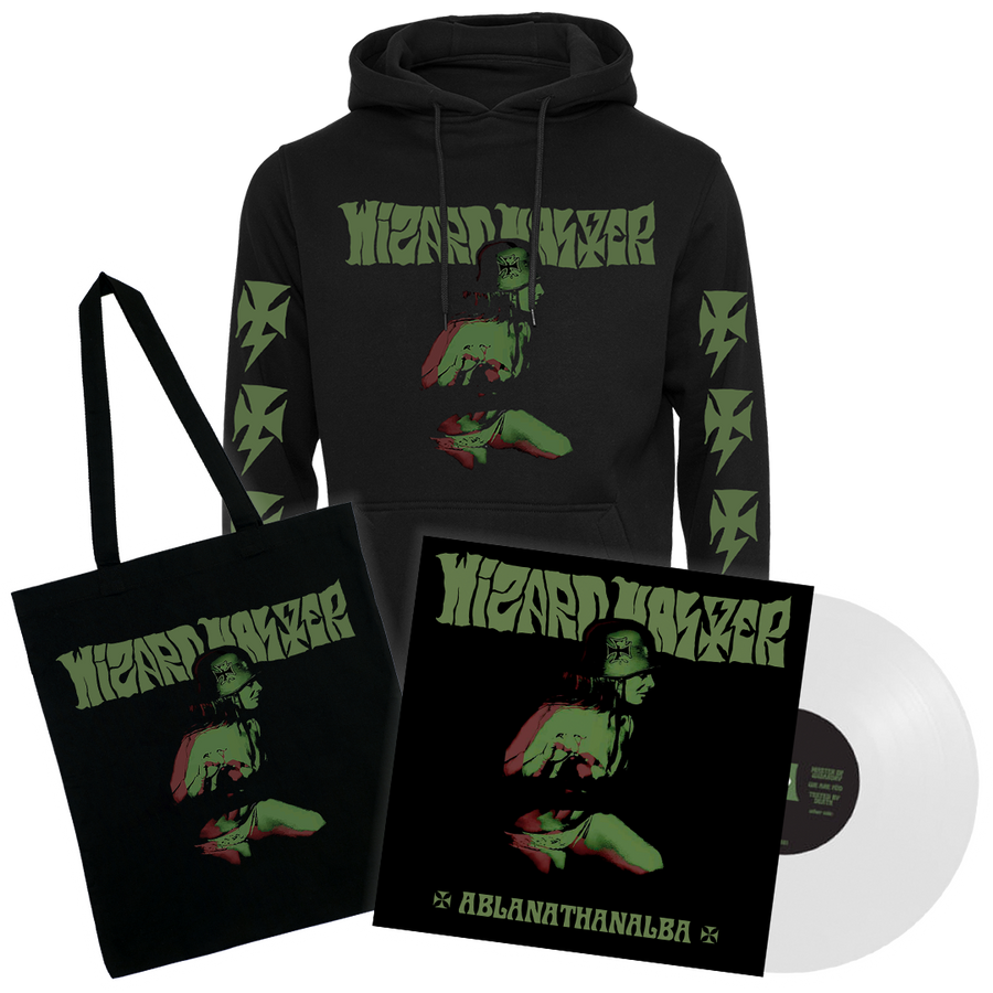 Wizard Master - Ablanathanalba Vinyl + Pullover Hoodie + Tote Bag Bundle