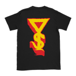 Youngblood Supercult - Red & Yellow Logo & Symbol T-Shirt - Black