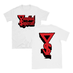 Youngblood Supercult - Black & Red Logo & Symbol T-Shirt - White