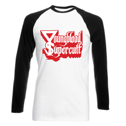 Youngblood Supercult - Red & White Logo & Symbol Raglan - White/Black
