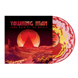 Yawning Man - Long Walk of the Navajo Vinyl LP - Red/Yellow/Pink