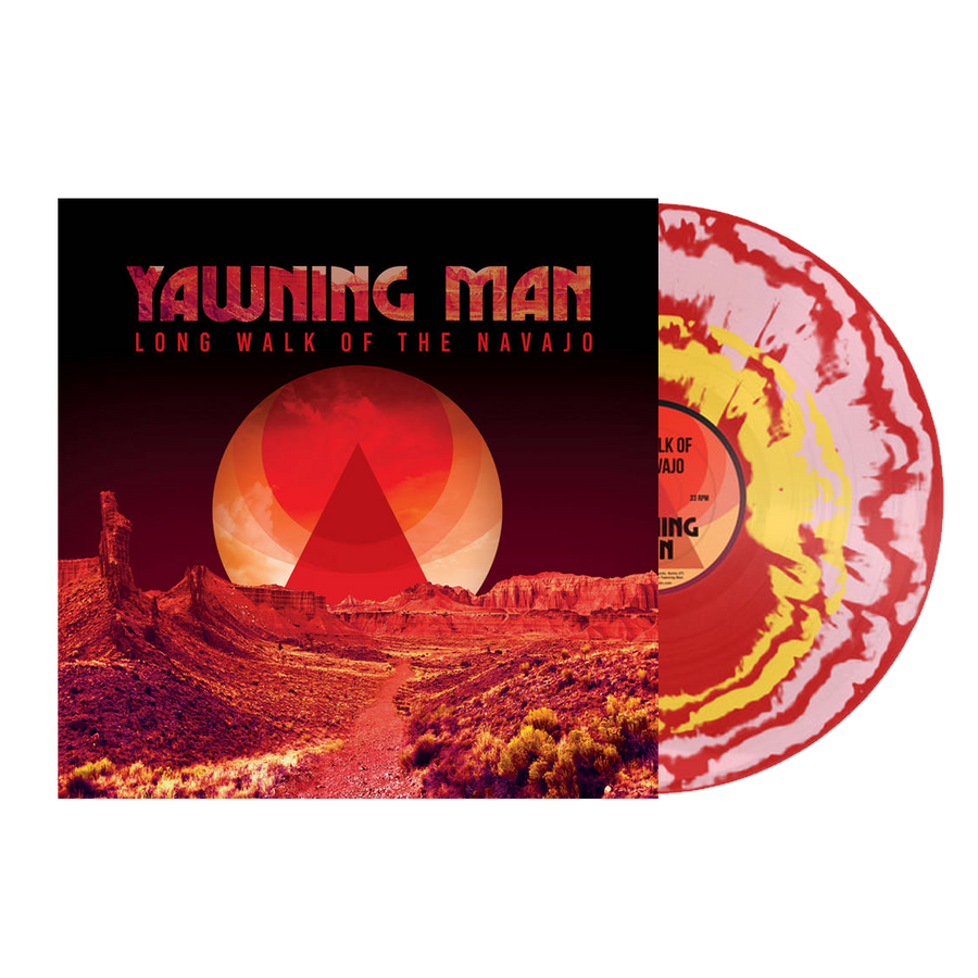 Yawning Man - Long Walk of the Navajo Vinyl LP - Red/Yellow/Pink