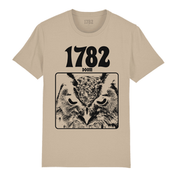 1782 - Doom Owl T-Shirt - Sand