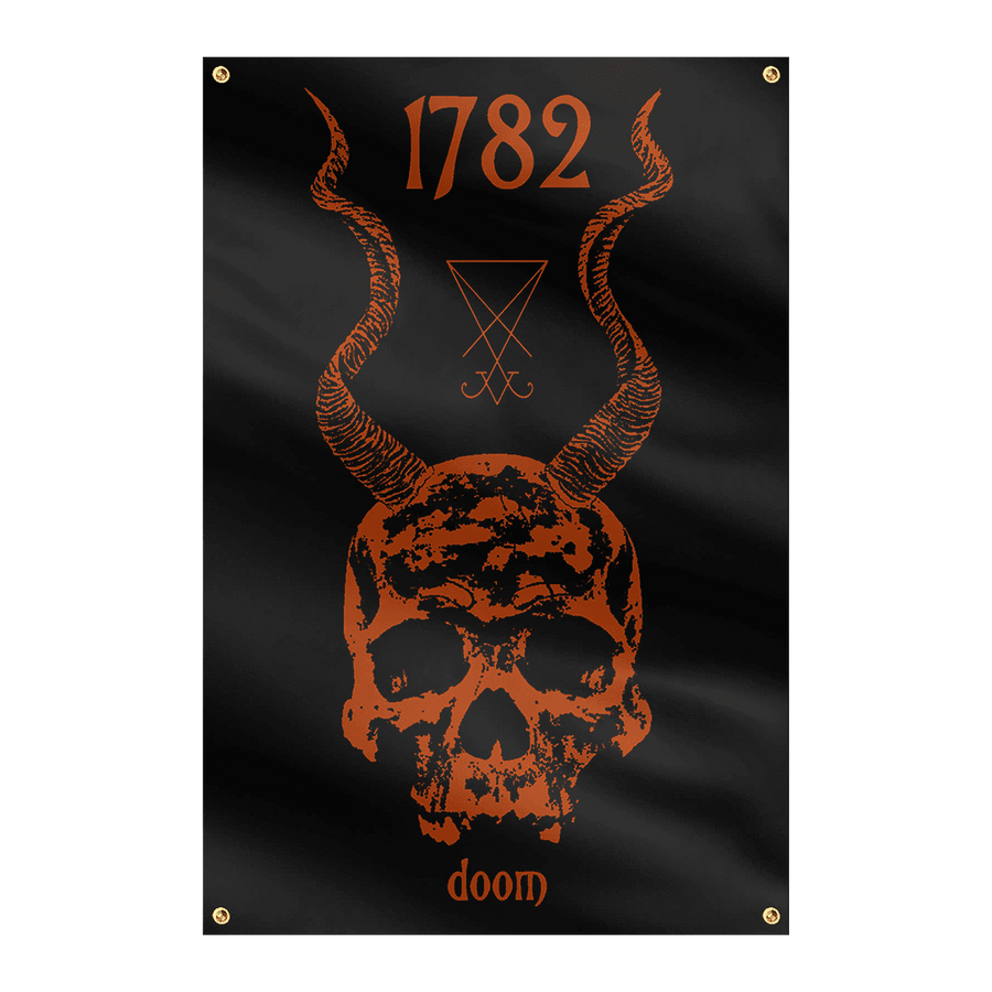 1782 - Lucifer Skull Flag