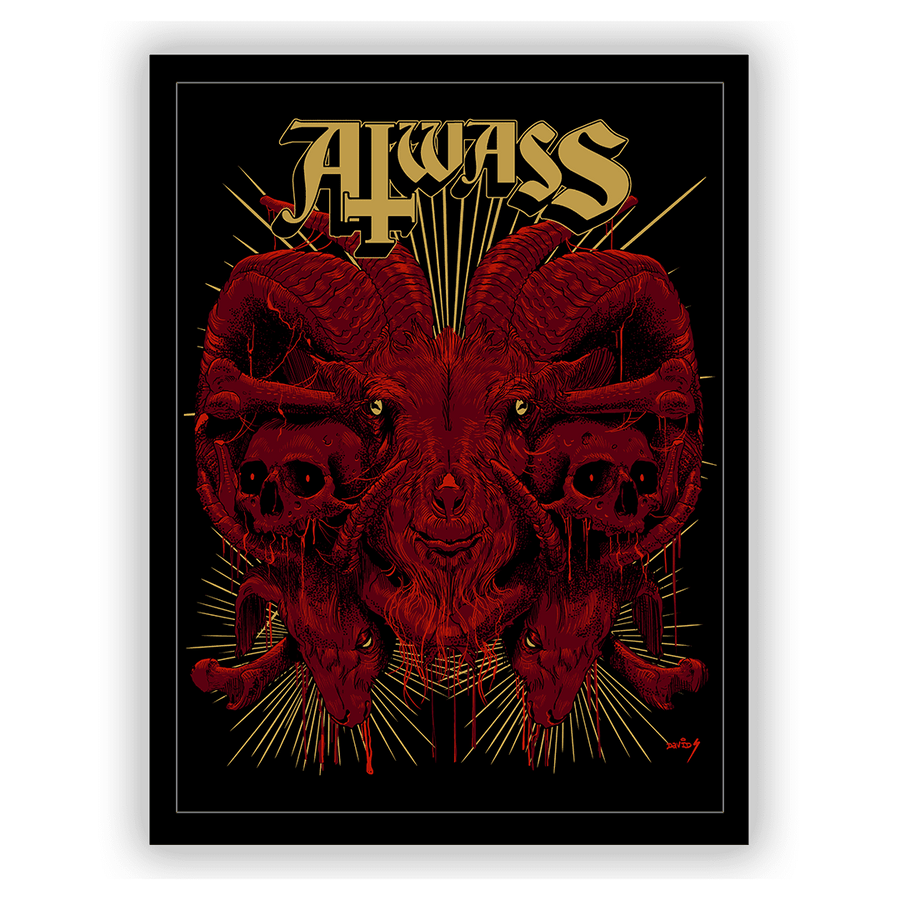 Aiwass - Death Goat Print - Framed