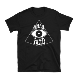 Amon Acid - Eye Logo T-Shirt - Black