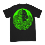 Amon Acid - Outerworlds Green T-Shirt - Black