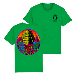 Amon Acid - Outerworlds Colour T-Shirt - Green