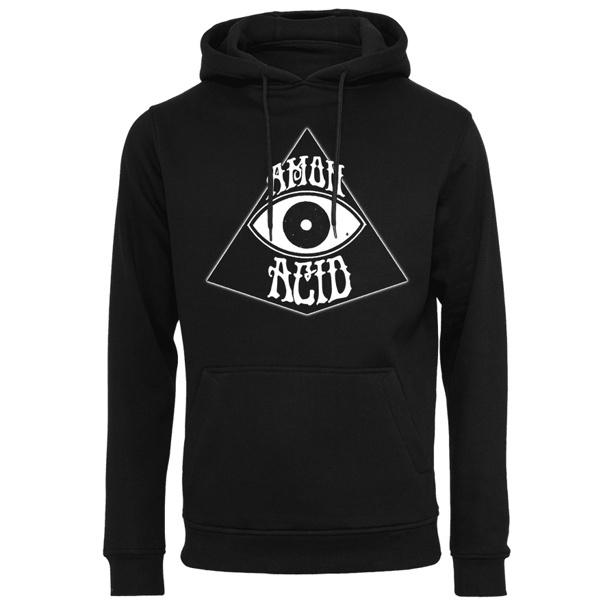 Amon Acid - Eye Logo Pullover Hoodie - Black
