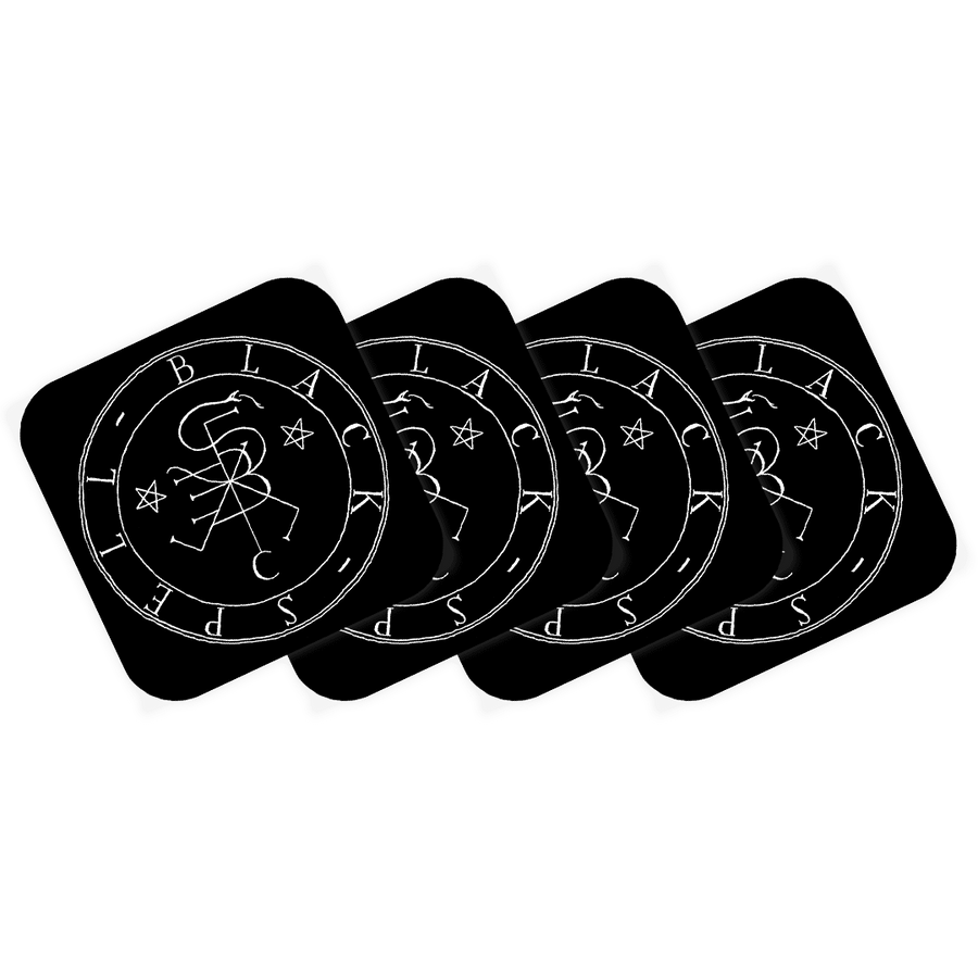 Black Spell - Sigil Coaster Set