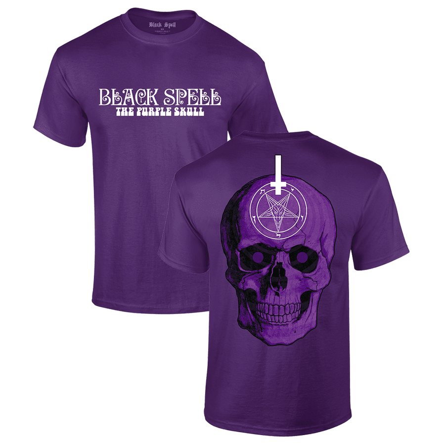 Black Spell - Purple Skull Logo T-Shirt - Purple