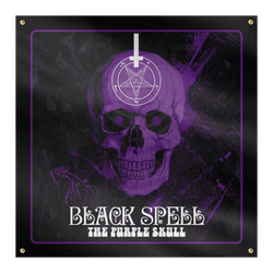 Black Spell - Purple Skull Album Cover Flag