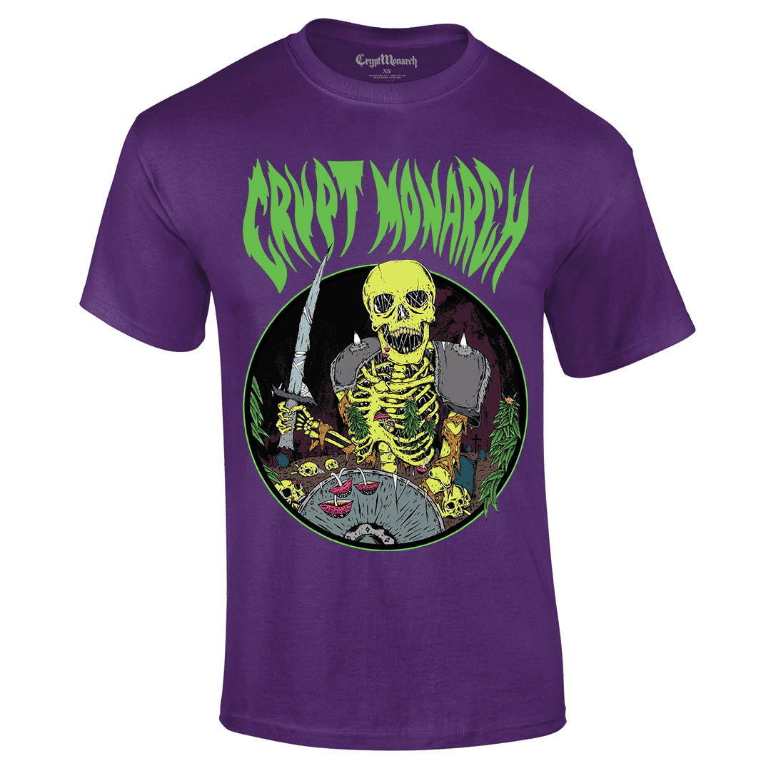 Crypt Monarch - Crypt Guardian T-Shirt - Purple – Heavy Threads