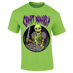 Crypt Monarch - Crypt Guardian T-Shirt - Lime Green