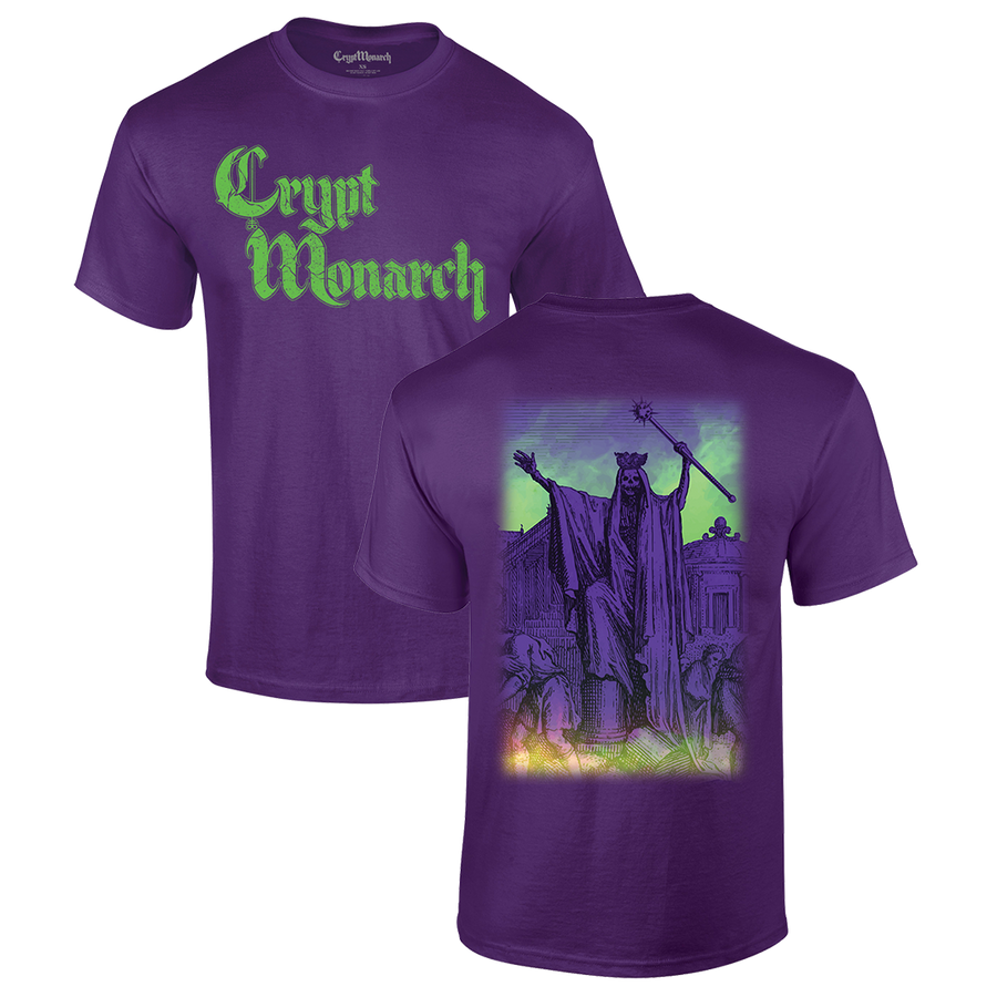 Crypt Monarch - The Necronaut Double Sided T-Shirt - Purple