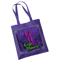 Crypt Monarch - The Necronaut Tote Bag - Purple