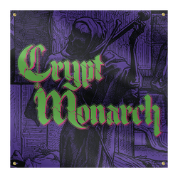 Crypt Monarch - Crypt Monarch Logo Flag