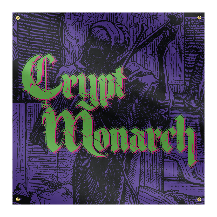 Crypt Monarch - Crypt Monarch Logo Flag