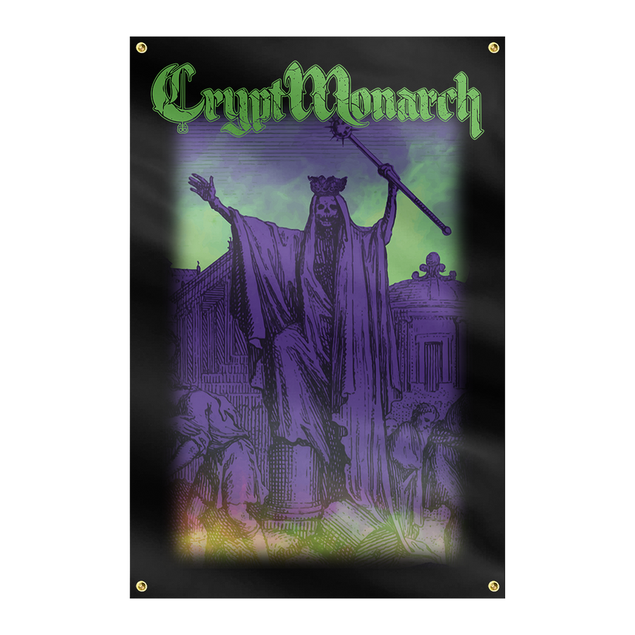Crypt Monarch - The Necronaut Flag
