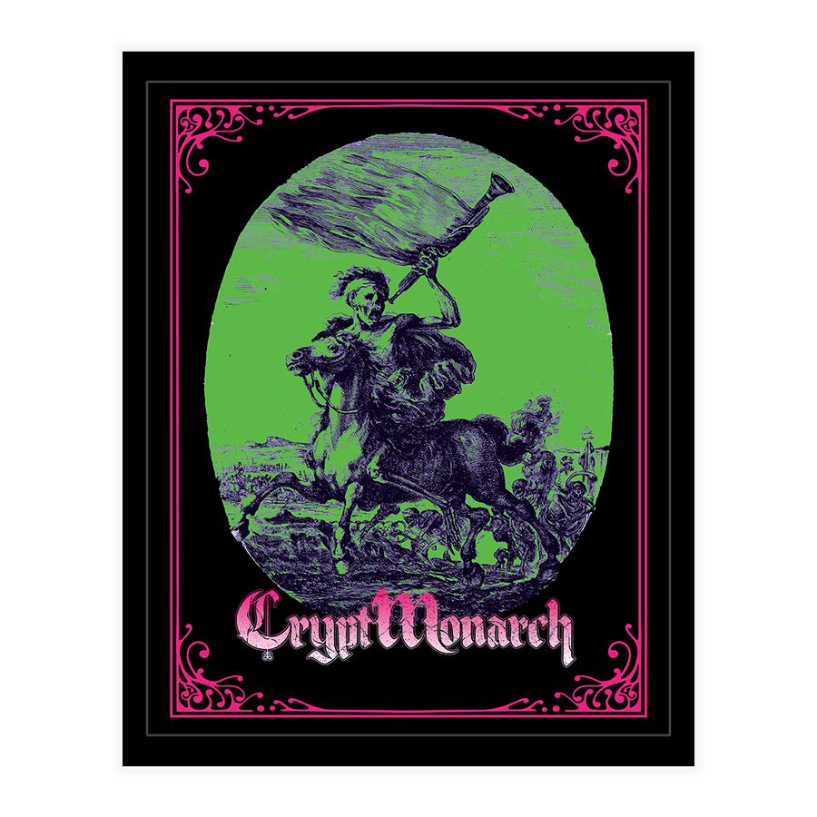 Crypt Monarch - The Horn Blower Art Print (Framed)