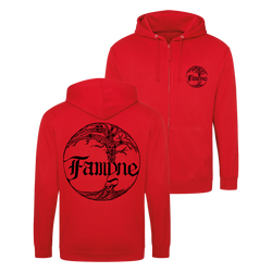 Famyne - Classic Logo Zip Hoodie - Red