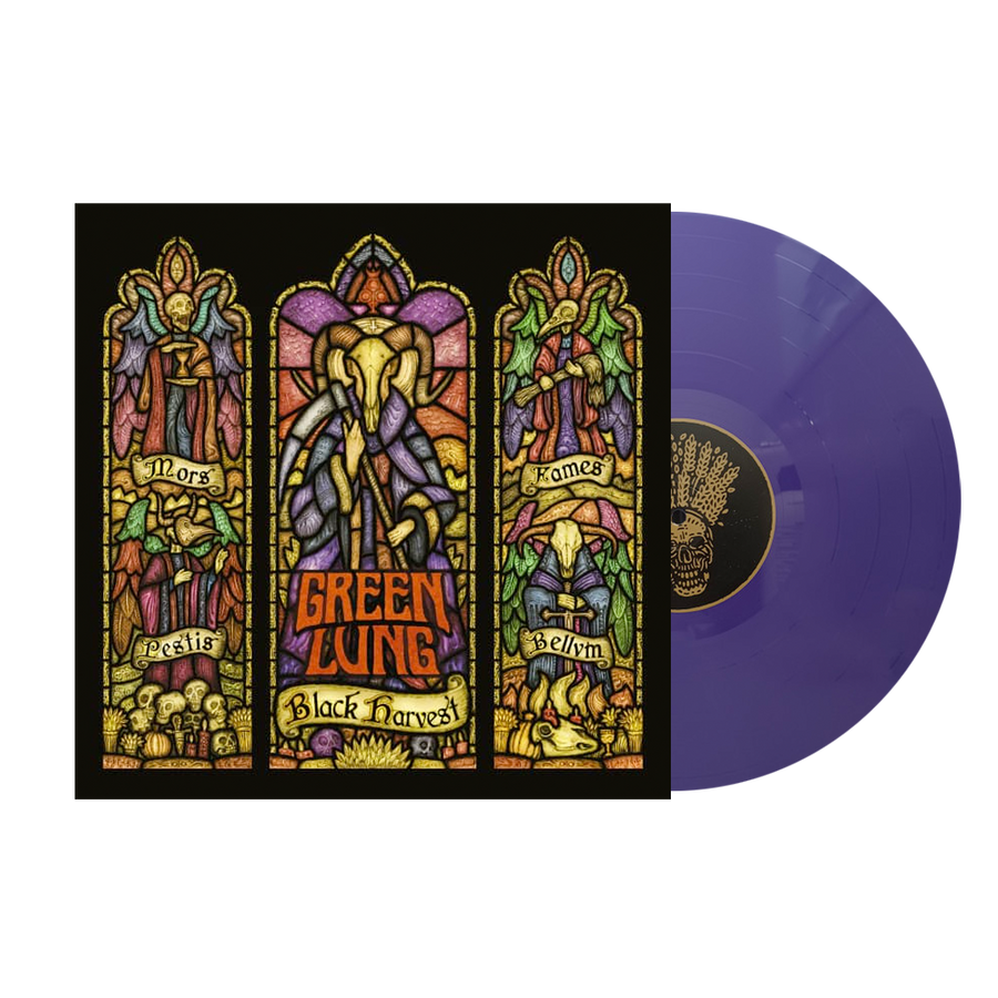 Green Lung - Black Harvest Vinyl LP - Purple Die Cut Gatefold