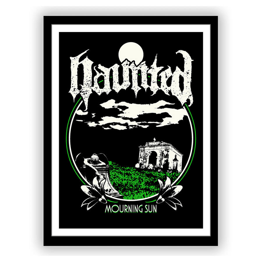 Haunted - Mourning Sun Print - Framed