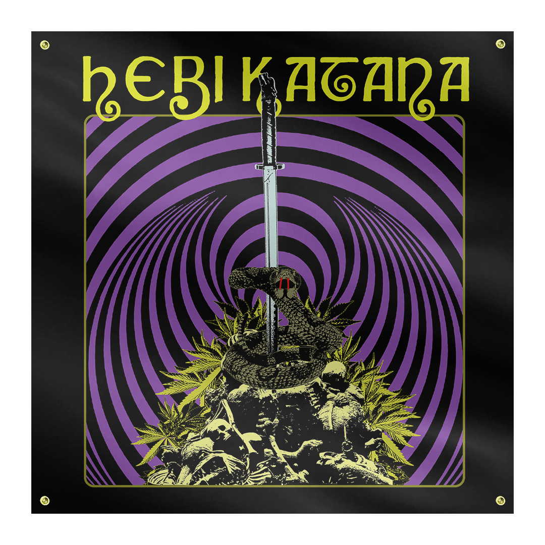 Hebi Katana - Album Art Flag – Heavy Threads