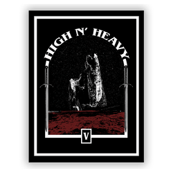 High n’ Heavy - V Album Cover Print - Framed
