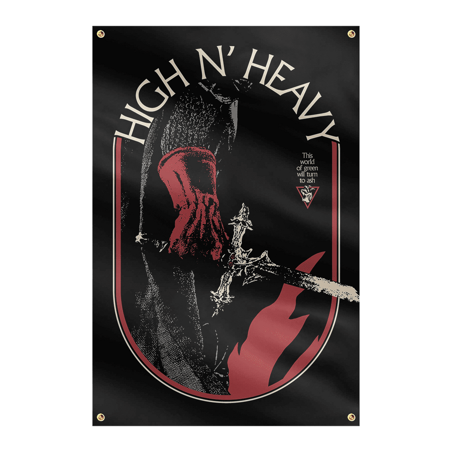 High n’ Heavy - Knight’s Grip Flag