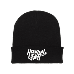 Howling Giant - Embroidered White Logo Beanie - Black