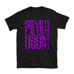 Heavy Threads - Psych Doom Purple Logo T-Shirt