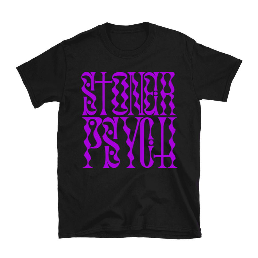 Heavy Threads - Stoner Psych Purple Logo T-Shirt