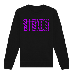 Heavy Threads - Stoner Purple Logo Crewneck Sweatshirt