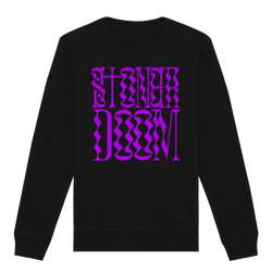 Heavy Threads - Stoner Doom Purple Logo Crewneck Sweatshirt