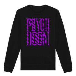 Heavy Threads - Psych Doom Purple Logo Crewneck Sweatshirt