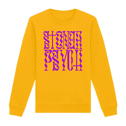 Heavy Threads - Stoner Psych Purple Logo Crewneck Sweatshirt