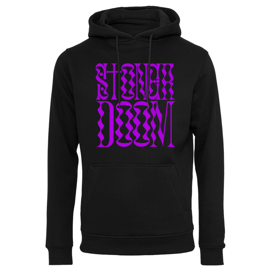 Heavy Threads - Stoner Doom Purple Logo Pullover Hoodie