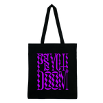 Heavy Threads - Psych Doom Purple Logo Tote Bag