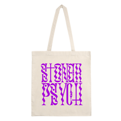 Heavy Threads - Stoner Psych Purple Logo Tote Bag