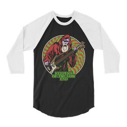 Keepers of the Low End - Father Bassmas Raglan - Black/White