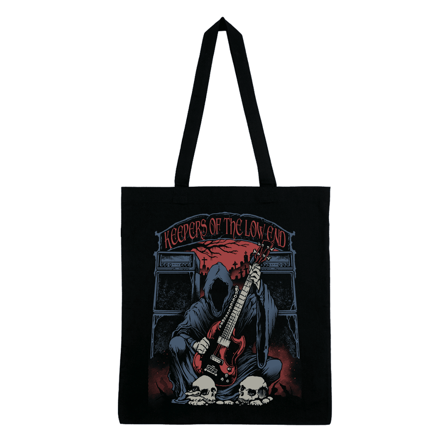 Keepers of the Low End - Low End Reaper Tote Bag - Black