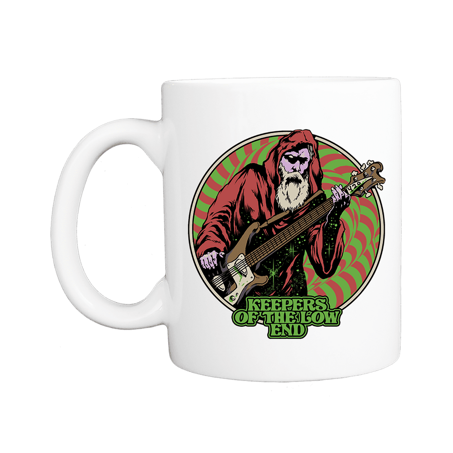 Keepers of the Low End - Father Bassmas Mug - White