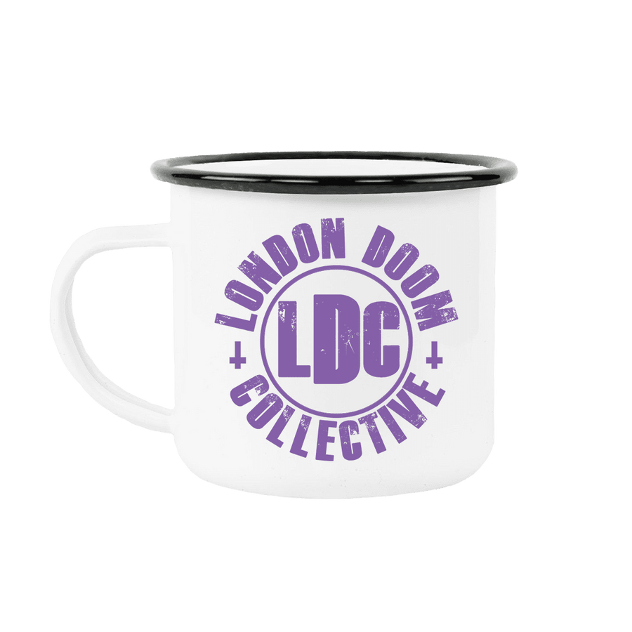 London Doom Collective - Purple Logo Enamel Mug