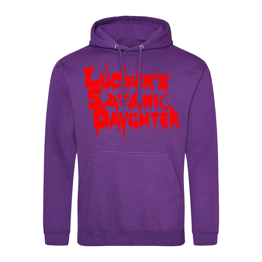 LSD - Lucifer's Satanic Daughter Logo Pullover Hoodie - Purple